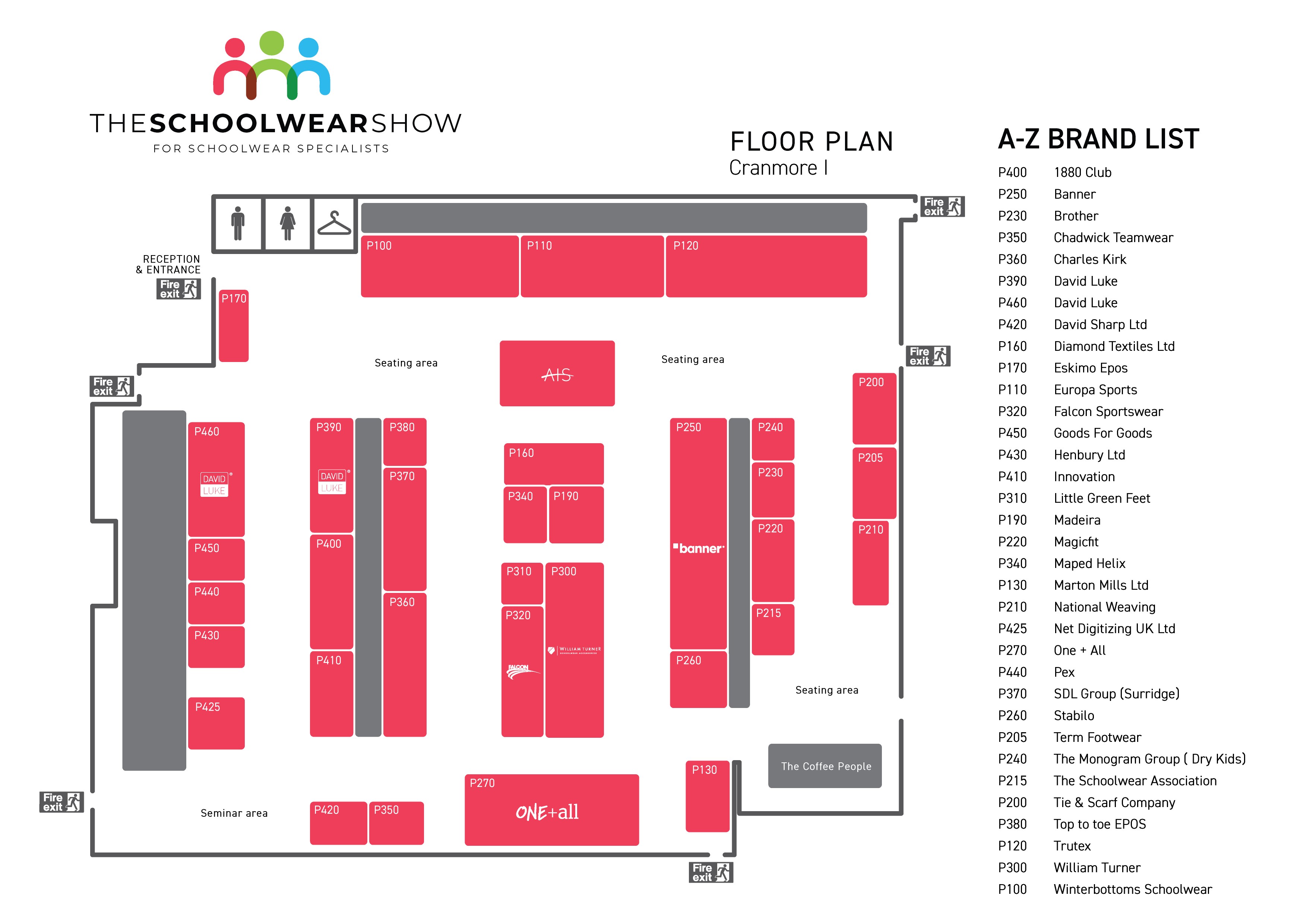 Schoolwear Show floor plan